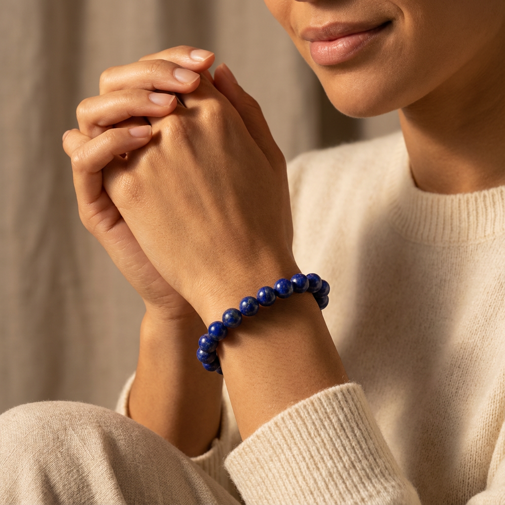 Lapis Lazuli Bracelet with Magsnap