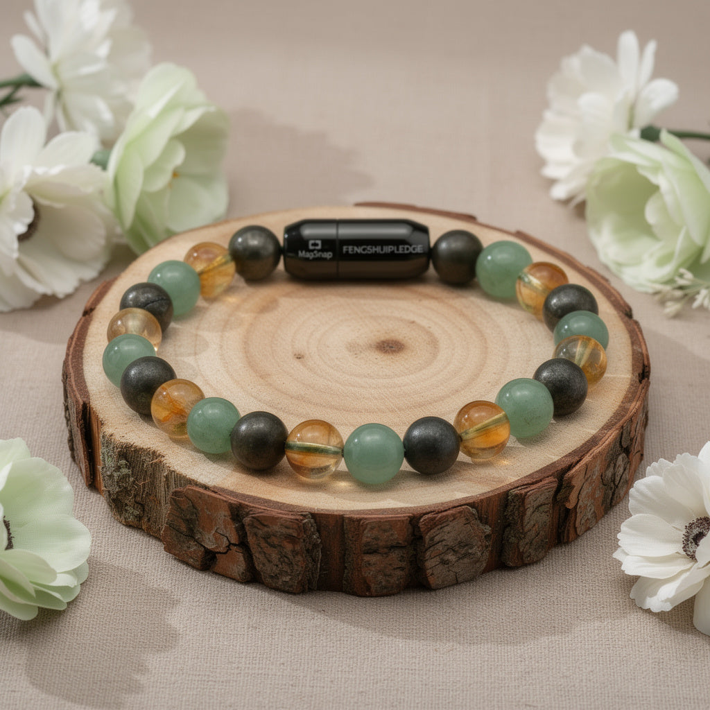 Money Wealth Success Bracelet with Magsnap