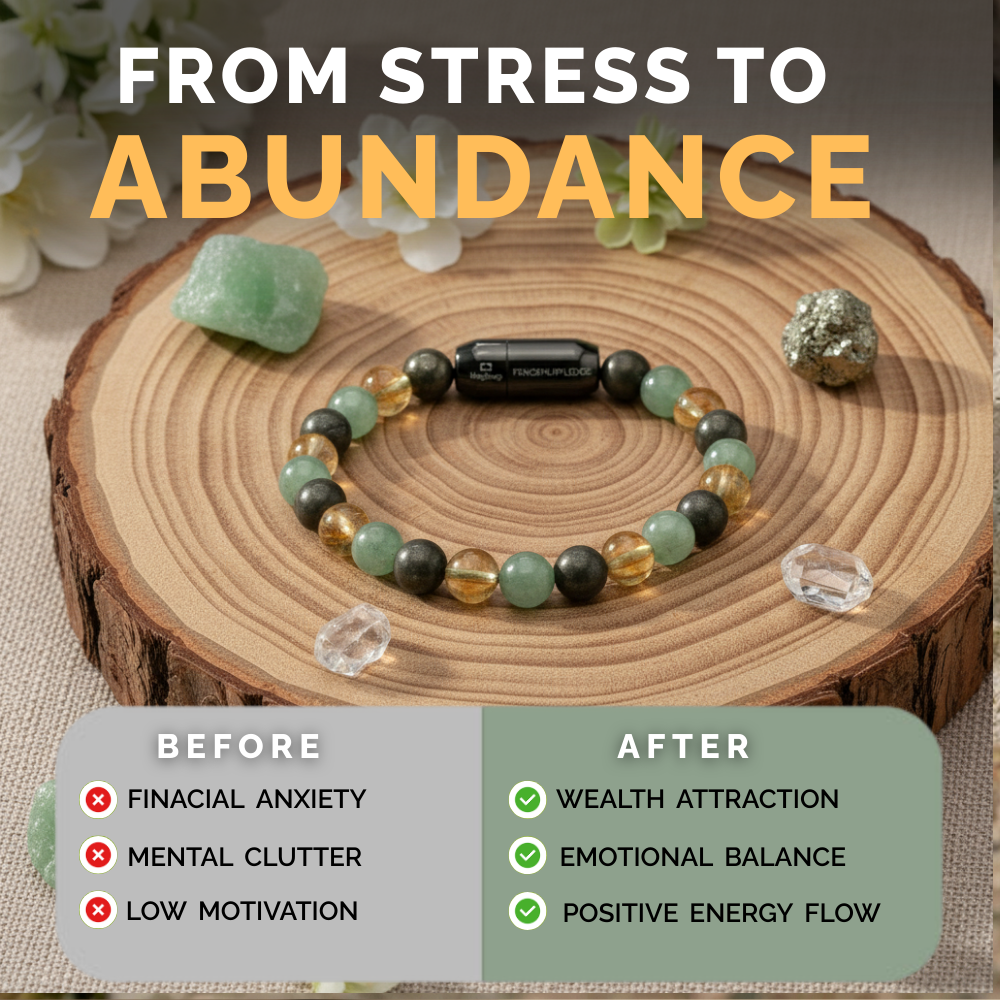 Money Wealth Success Bracelet with Magsnap