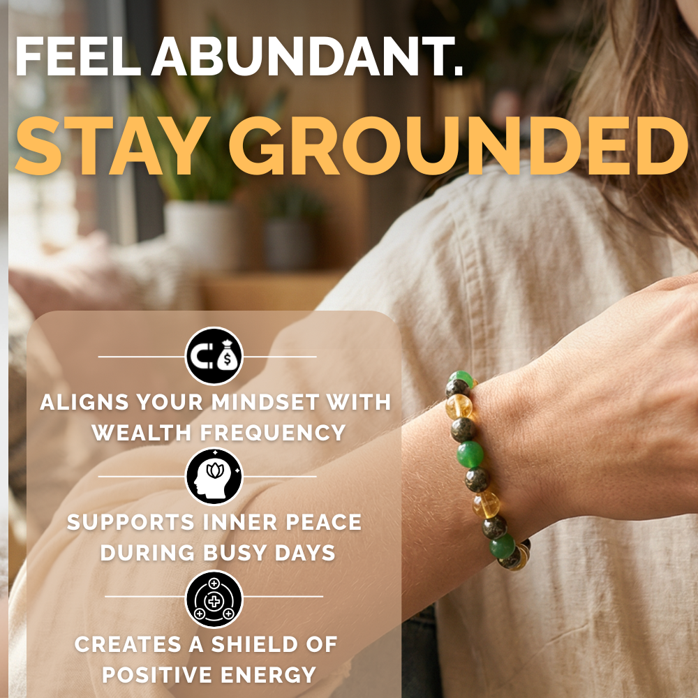 Money Wealth Success Bracelet with Magsnap