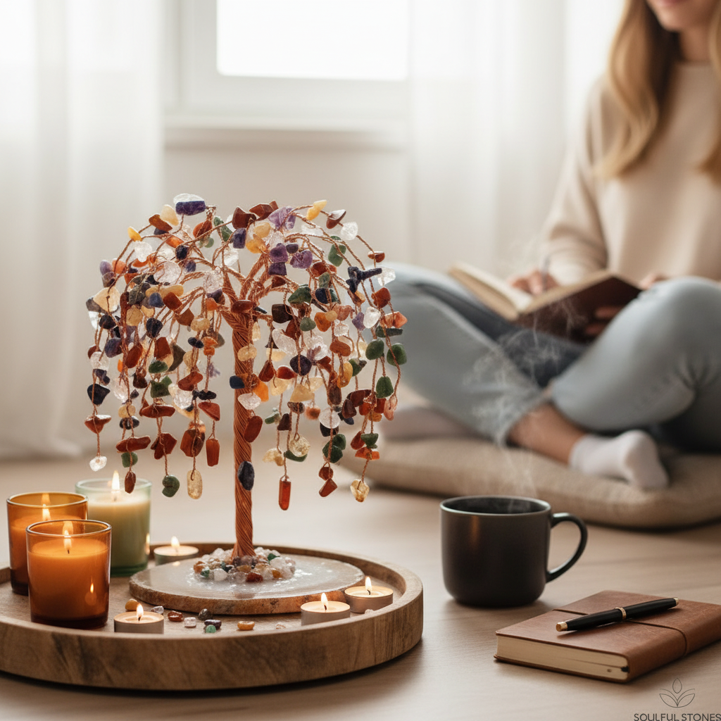 Seven Chakra Crystal Tree (Khajuri)