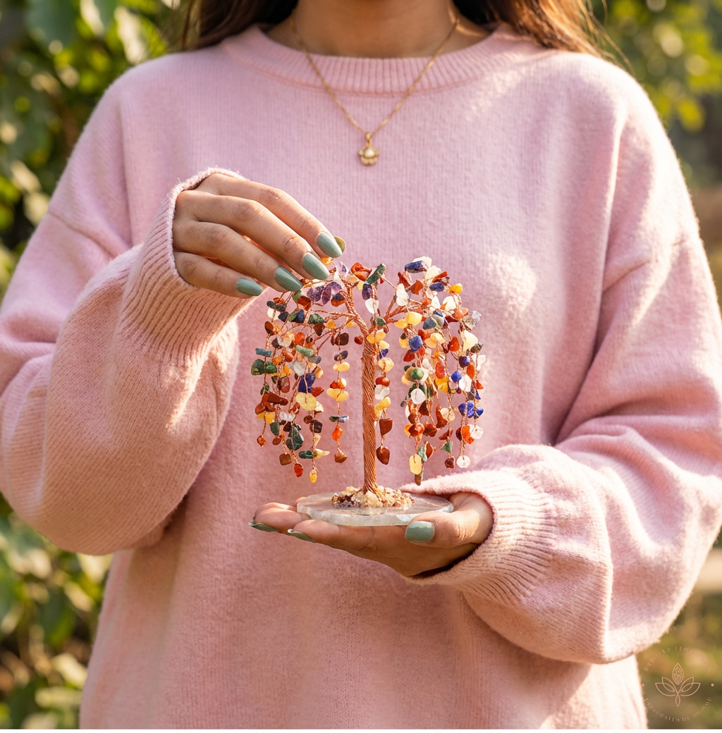 Seven Chakra Crystal Tree (Khajuri)